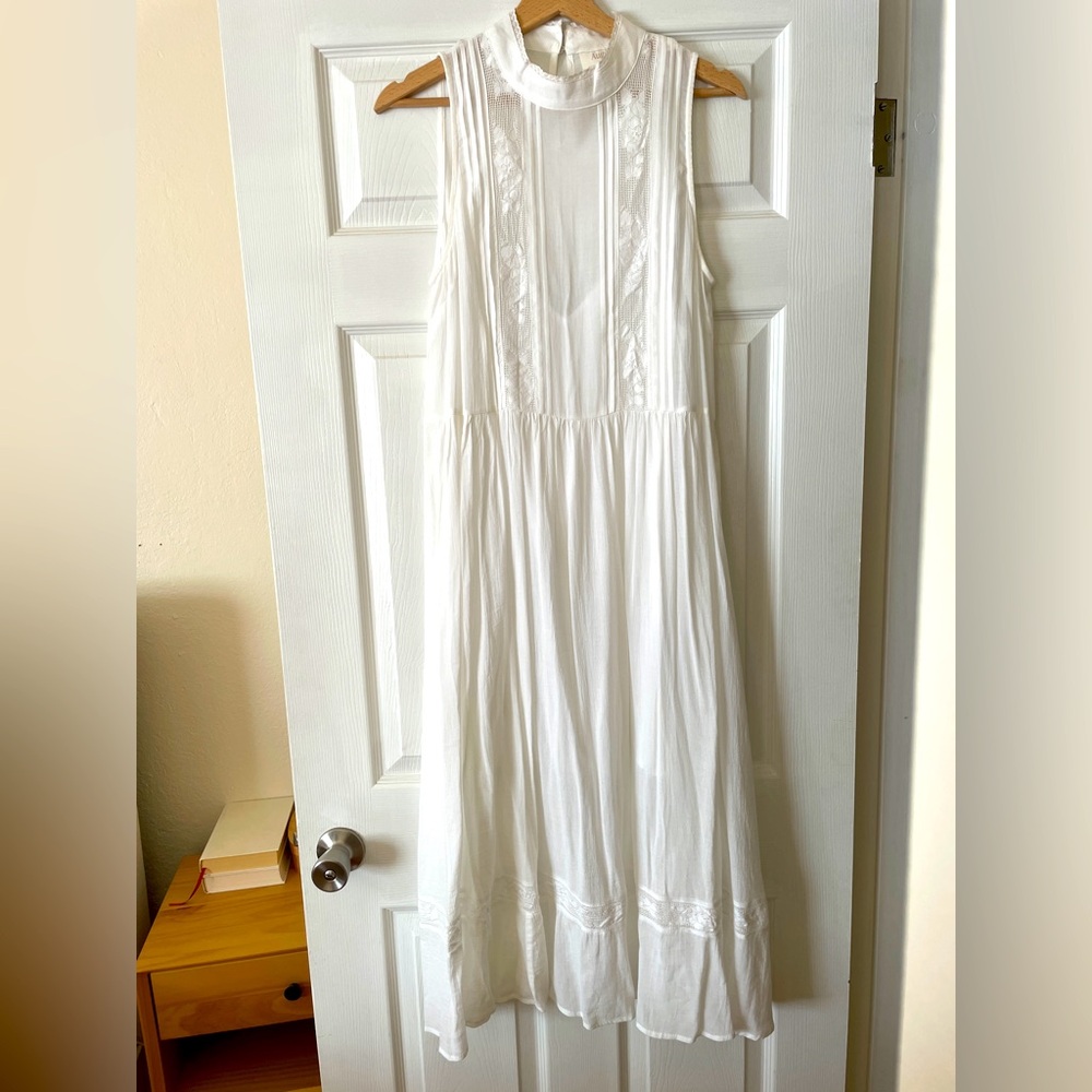 Auguste the Label, women’s white flowy dress, size 6